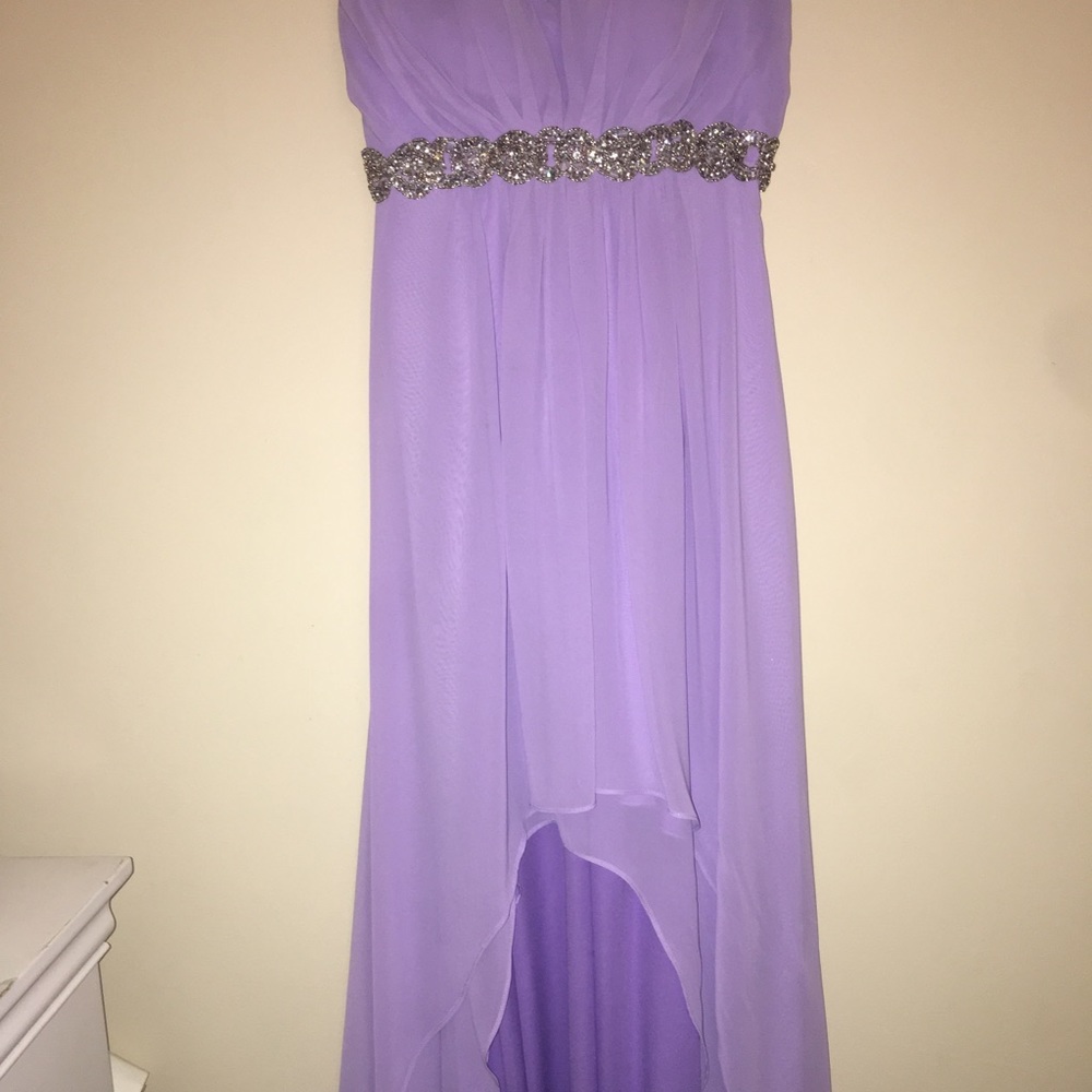 Lavender High-Low Prom/Bridesmaid/Formal Dress